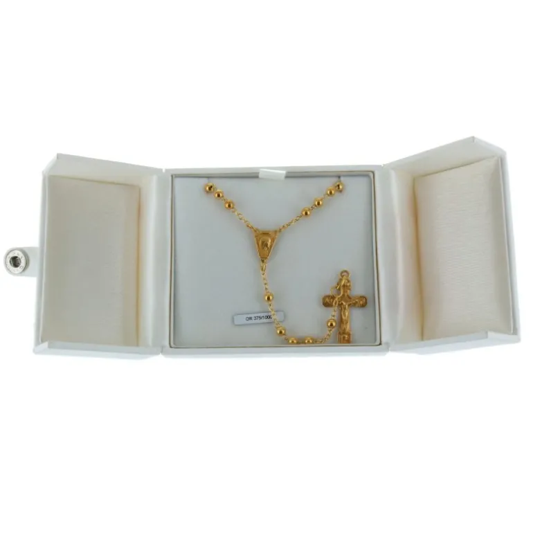 Palais du Rosaire Chapelet de Lourdes en Or 9 Carats^ Chapelet Or
