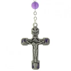 Palais du Rosaire Chapelet de Lourdes en pierre d'Améthyste^ Chapelet De Lourdes | Chapelet Pierre