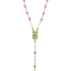 Palais du Rosaire Chapelet de Lourdes grains résine colorés et coeur Apparition de Lourdes^ Chapelet De Lourdes | Chapelet Résine