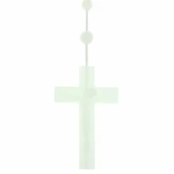 Palais du Rosaire Chapelet de Lourdes lumineux à la rose dans un étui prière^ Chapelet De Lourdes | Chapelet Lumineux