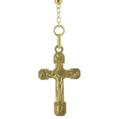 Palais du Rosaire Chapelet de Lourdes Or 18 carats avec grains de 4mm^ Chapelet Or