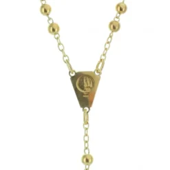 Palais du Rosaire Chapelet de Lourdes Or 18 carats avec grains de 4mm^ Chapelet Or