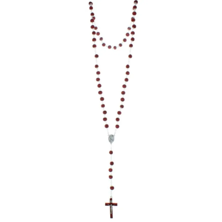 Palais du Rosaire Chapelet de Lourdes parfumé à la rose et coeur Apparition de Lourdes en boîte^ Chapelet De Lourdes | Chapelet Parfumé