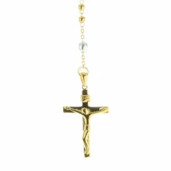 Palais du Rosaire Chapelet de Lourdes Plaqué Or et paters en Argent^ Chapelet De Lourdes | Chapelet Argent