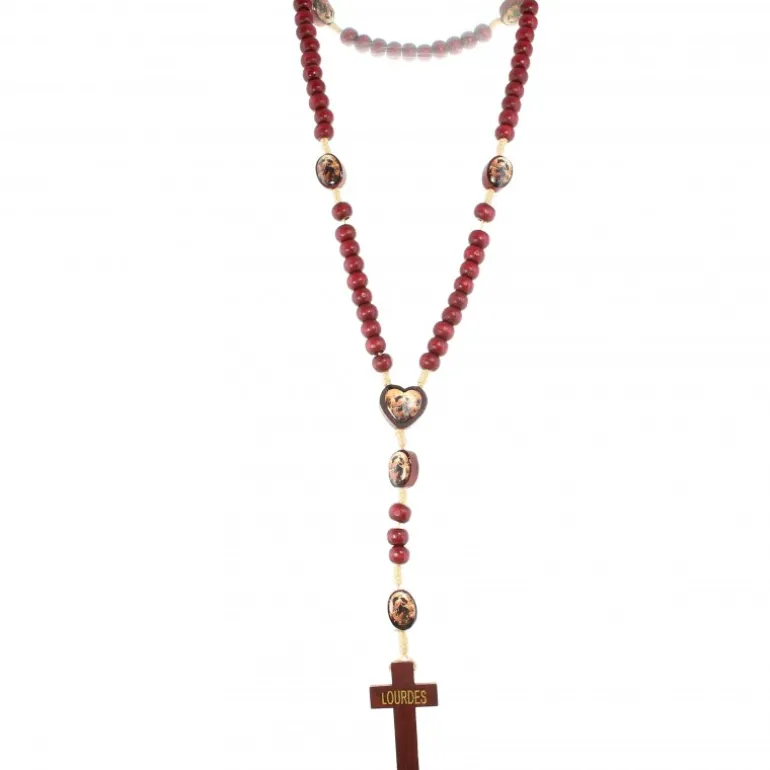 Palais du Rosaire Chapelet de Marie qui Défait les Noeuds en corde avec pater ovale^ Chapelet De Marie Qui Défait Les Noeuds | Chapelet Corde