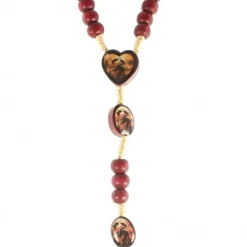 Palais du Rosaire Chapelet de Marie qui Défait les Noeuds en corde avec pater ovale^ Chapelet De Marie Qui Défait Les Noeuds | Chapelet Corde