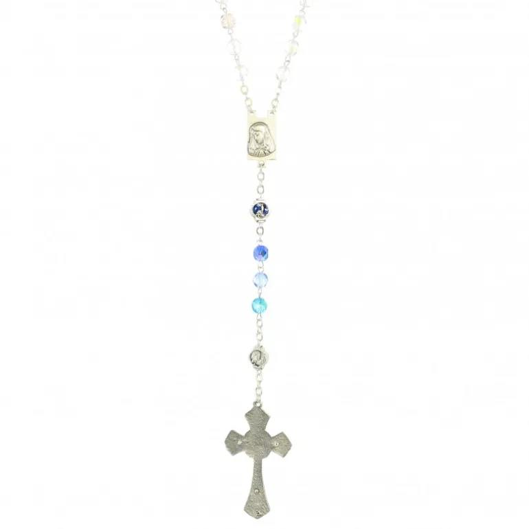 Palais du Rosaire Chapelet de Notre Dame de Lourdes et sa boîte^ Chapelet De Lourdes | Chapelet Verre