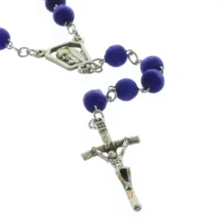 Palais du Rosaire Chapelet de Padre Pio parfumé à la violette^ Chapelet Bois | Chapelet Parfumé