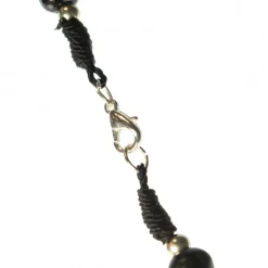 Palais du Rosaire Chapelet de Saint Antoine en bois noir avec fermoir et paters et coeur de la Vierge à l'enfant en métal^ Chapelet Métal | Chapelet Corde