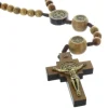 Palais du Rosaire Chapelet de Saint Benoit en corde, grains en bois^ Chapelet De Saint Benoît | Chapelet Corde