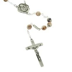 Palais du Rosaire Chapelet de Saint Joseph avec des grains en verre 7mm^ Chapelet Verre | Chapelet De Saint Joseph