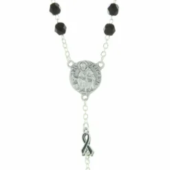 Palais du Rosaire Chapelet de Saint Peregrin pour les malades du cancer^ Chapelet Verre