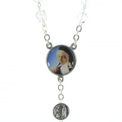 Palais du Rosaire Chapelet de Sainte Bernadette avec sa boite^ Chapelet De Sainte Bernadette | Chapelet Verre