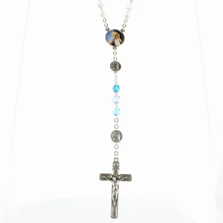 Palais du Rosaire Chapelet de Sainte Bernadette avec sa boite^ Chapelet De Sainte Bernadette | Chapelet Verre
