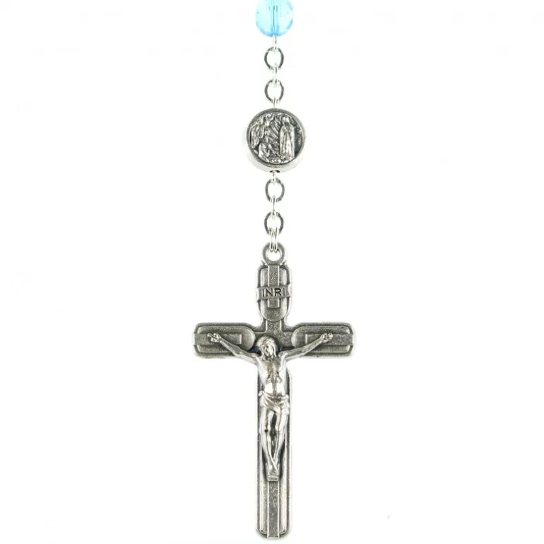 Palais du Rosaire Chapelet de Sainte Bernadette avec sa boite^ Chapelet De Sainte Bernadette | Chapelet Verre