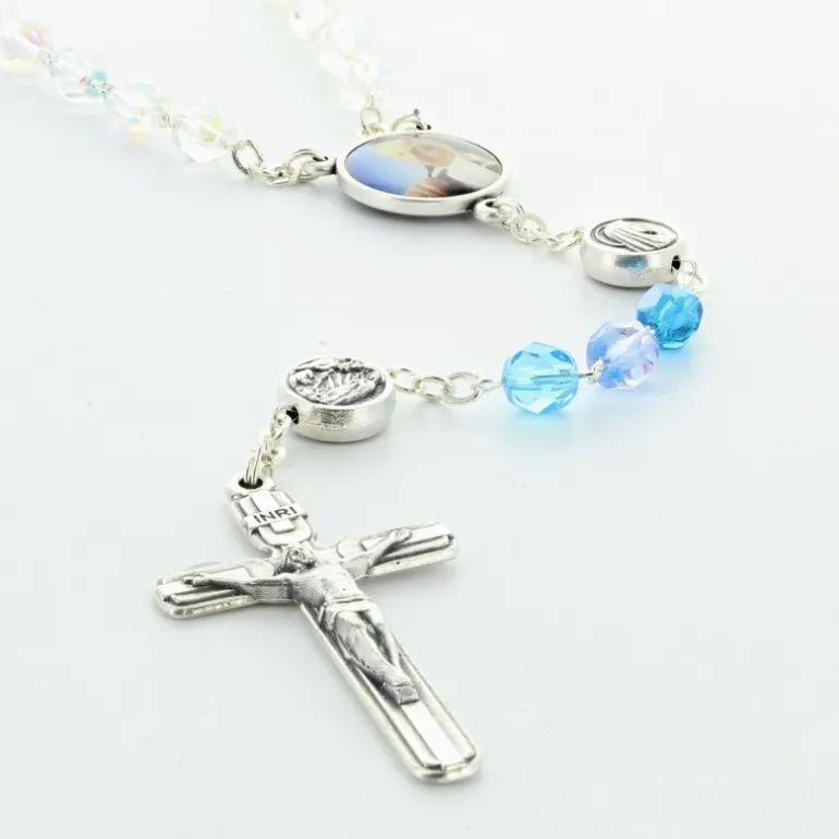 Palais du Rosaire Chapelet de Sainte Bernadette avec sa boite^ Chapelet De Sainte Bernadette | Chapelet Verre