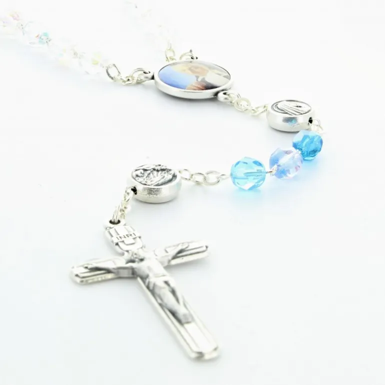 Palais du Rosaire Chapelet de Sainte Bernadette avec sa boite^ Chapelet De Sainte Bernadette | Chapelet Verre