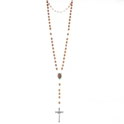 Palais du Rosaire Chapelet des Ames du purgatoire en bois avec sa boite^ Chapelet Bois