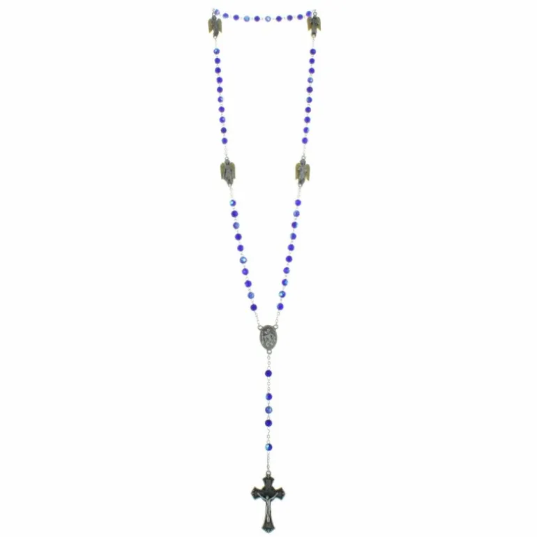 Palais du Rosaire Chapelet des Archanges avec une notice explicative^ Chapelet Verre