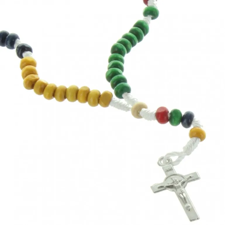 Palais du Rosaire Chapelet des missions dans une boîte en forme de bonbon^ Chapelet Corde