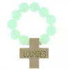 Palais du Rosaire Chapelet dizainier de Lourdes, grains lumineux et Inscription Lourdes^Enfant Chapelet De Lourdes | Chapelet Pour Enfant