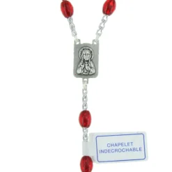 Palais du Rosaire Chapelet du Précieux Sang de Jésus avec un livret de prière^ Chapelet Résine