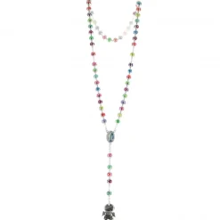 Palais du Rosaire Chapelet Eau de Lourdes avec un ange^Enfant Chapelet Eau De Lourdes | Chapelet De Lourdes