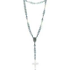 Palais du Rosaire Chapelet Eau de Lourdes avec grains en forme de coeur^ Chapelet Eau De Lourdes | Chapelet De Lourdes