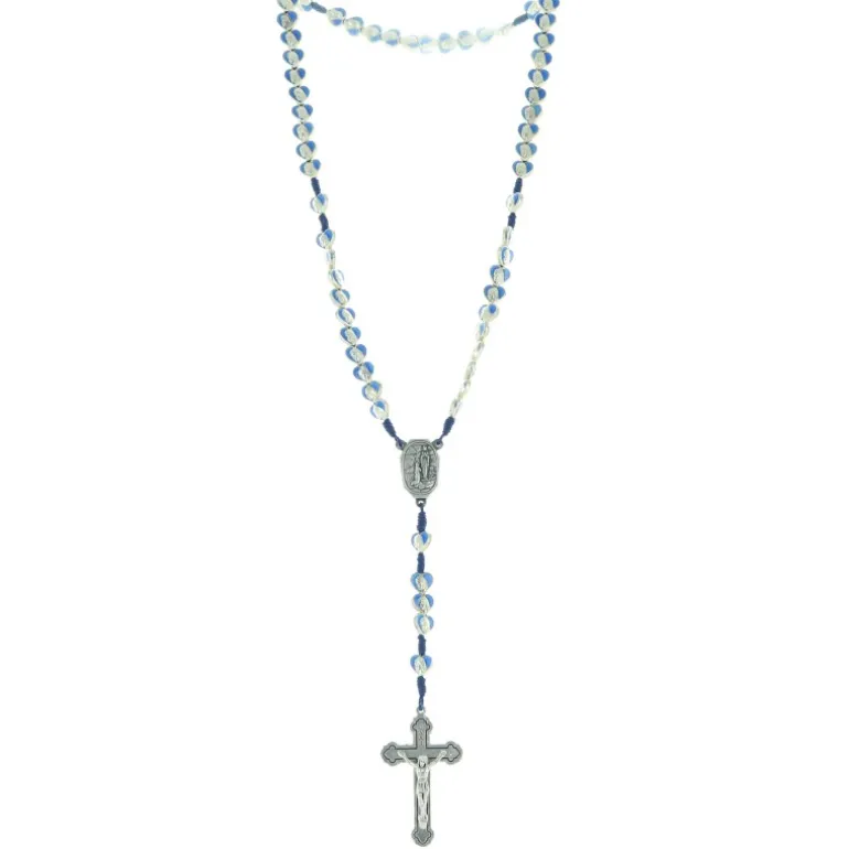Palais du Rosaire Chapelet Eau de Lourdes avec grains en forme de coeur^ Chapelet Eau De Lourdes | Chapelet De Lourdes