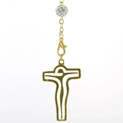 Palais du Rosaire Chapelet Eau de Lourdes avec grains en verre^ Chapelet Eau De Lourdes | Chapelet De Lourdes