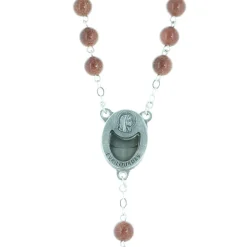 Palais du Rosaire Chapelet Eau de Lourdes avec grains paillettés^ Chapelet Eau De Lourdes | Chapelet De Lourdes