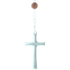 Palais du Rosaire Chapelet Eau de Lourdes avec grains paillettés^ Chapelet Eau De Lourdes | Chapelet De Lourdes