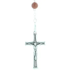 Palais du Rosaire Chapelet Eau de Lourdes avec grains paillettés^ Chapelet Eau De Lourdes | Chapelet De Lourdes