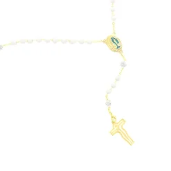 Palais du Rosaire Chapelet Eau de Lourdes avec grains en verre^ Chapelet Eau De Lourdes | Chapelet De Lourdes