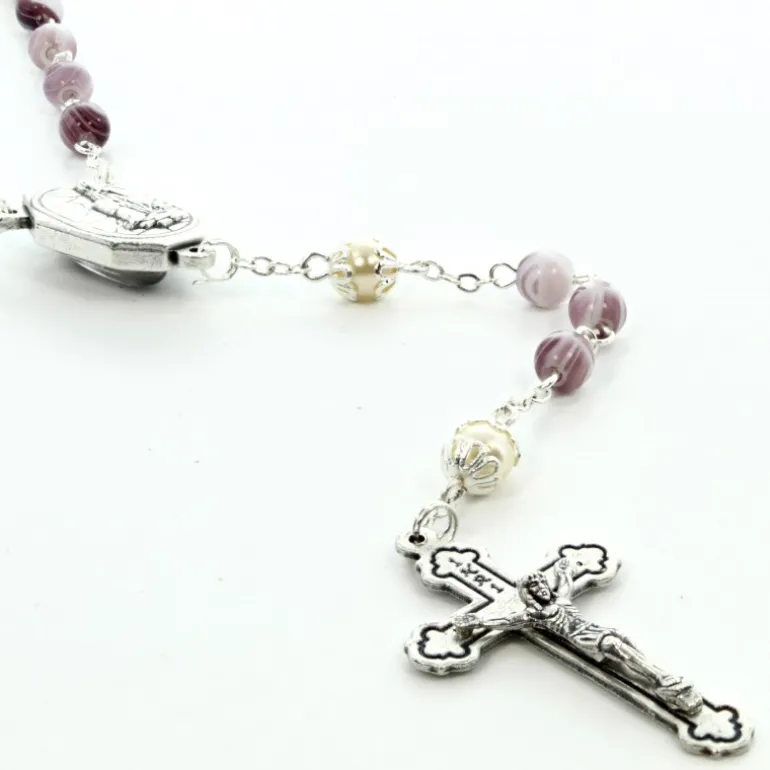 Palais du Rosaire Chapelet eau de Lourdes et coeur Apparition de Lourdes^ Chapelet Eau De Lourdes | Chapelet De Lourdes
