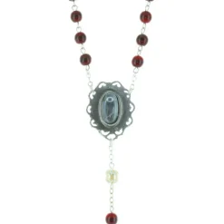 Palais du Rosaire Chapelet eau de Lourdes et coeur Apparition de Lourdes^ Chapelet Eau De Lourdes | Chapelet De Lourdes