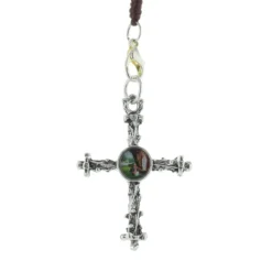 Palais du Rosaire Chapelet Eau de Lourdes et paters métal en forme de rose^ Chapelet Eau De Lourdes | Chapelet De Lourdes