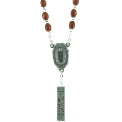 Palais du Rosaire Chapelet eau de Lourdes,les 20 mystères du Rosaire, grains bois^ Chapelet Eau De Lourdes | Chapelet De Lourdes