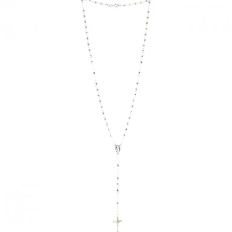 Palais du Rosaire Chapelet en argent et coeur Médaille Miraculeuse^ Chapelet De La Vierge Miraculeuse | Chapelet Argent