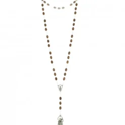 Palais du Rosaire Chapelet en bois de Saint Antoine et coeur Sacre Coeur de Jésus^ Chapelet Bois