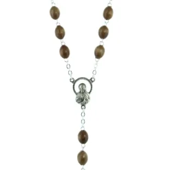 Palais du Rosaire Chapelet en bois de Saint Antoine et coeur Sacre Coeur de Jésus^ Chapelet Bois