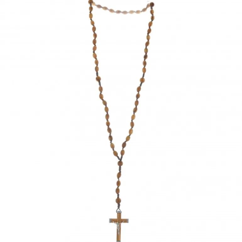 Palais du Rosaire Chapelet en bois d'olivier avec eau de Lourdes^ Chapelet Eau De Lourdes | Chapelet De Lourdes