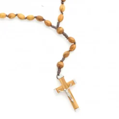 Palais du Rosaire Chapelet en bois d'olivier avec eau de Lourdes^ Chapelet Eau De Lourdes | Chapelet De Lourdes