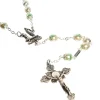 Palais du Rosaire Chapelet en cristal de Bohème avec coeur de l'apparition de Lourdes^ Chapelet Cristal