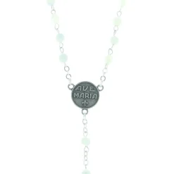 Palais du Rosaire Chapelet en Nacre avec croix émaillée en couleur^ Chapelet De Lourdes | Chapelet Nacre