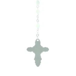 Palais du Rosaire Chapelet en Nacre avec croix émaillée en couleur^ Chapelet De Lourdes | Chapelet Nacre