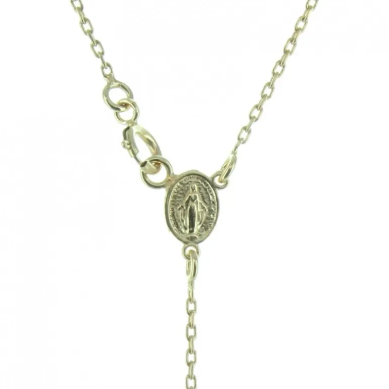 Palais du Rosaire Chapelet en Or de la Vierge Miraculeuse grains 2mm^ Chapelet Or
