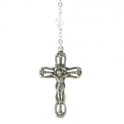 Palais du Rosaire Chapelet en perles avec médaille Miraculeuse violette^ Chapelet De La Vierge Miraculeuse | Chapelet Cristal
