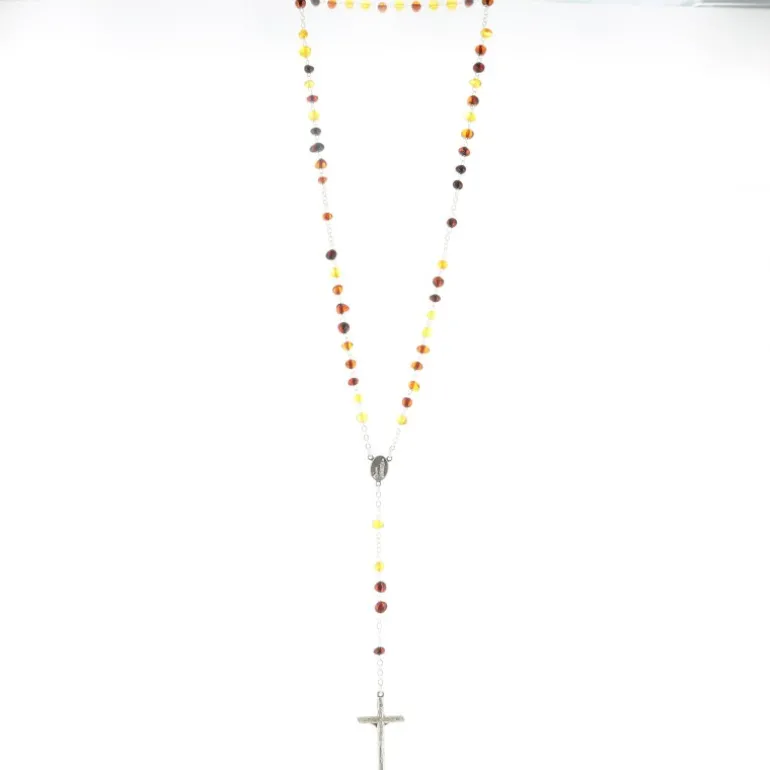 Palais du Rosaire Chapelet en pierres d'Ambre 5mm^ Chapelet Pierre