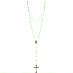 Palais du Rosaire Chapelet en verre avec eau de Lourdes^ Chapelet Eau De Lourdes | Chapelet De Lourdes